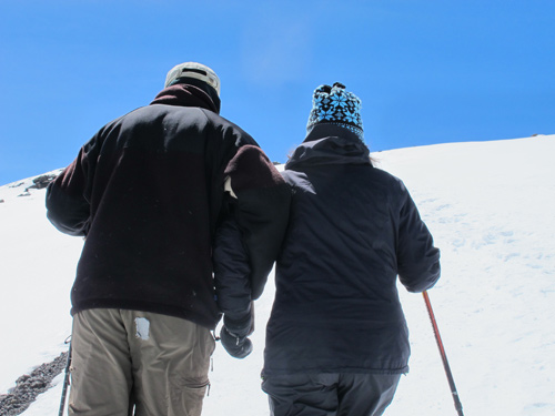 Summitting Mt. Kiliminjaro